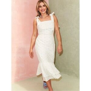 Never Fully Dressed White Mia Rainbow Dress